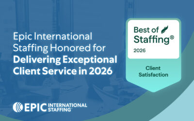 Epic International Staffing Honored for Delivering Exceptional Client Service in 2026